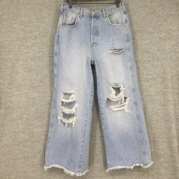 Free People Jeans Free People Wide Leg Jeans 28 We The Free Ollie